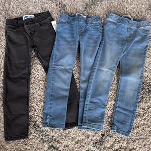 Old Navy girls jeggings bundle size 5T jeans NWT